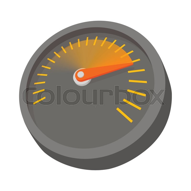 Car speedometer or tachometer icon in Stock vector Colourbox