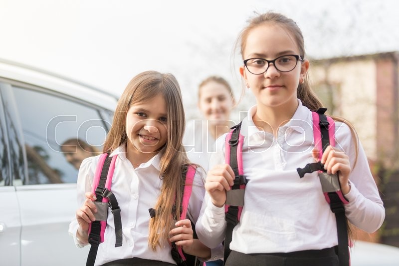 Schoolgirl teenager mother glasses