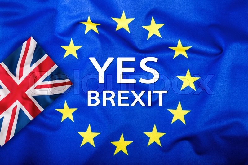 Brexit Brexit Yes Brexit No Flags Of Stock Image Colourbox