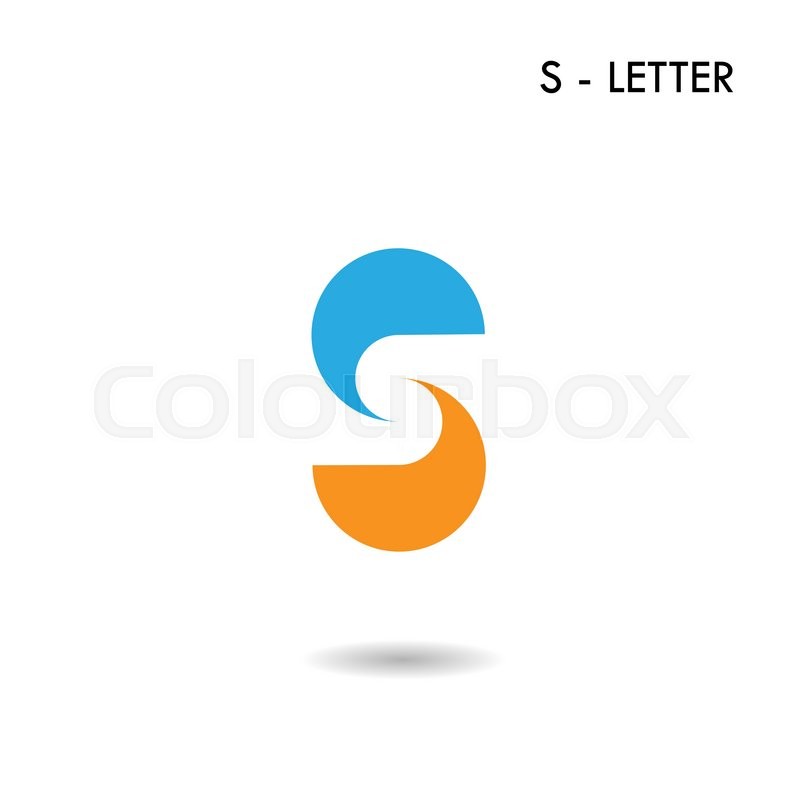 s letter icon abstract logo design s alphabet symbol vector