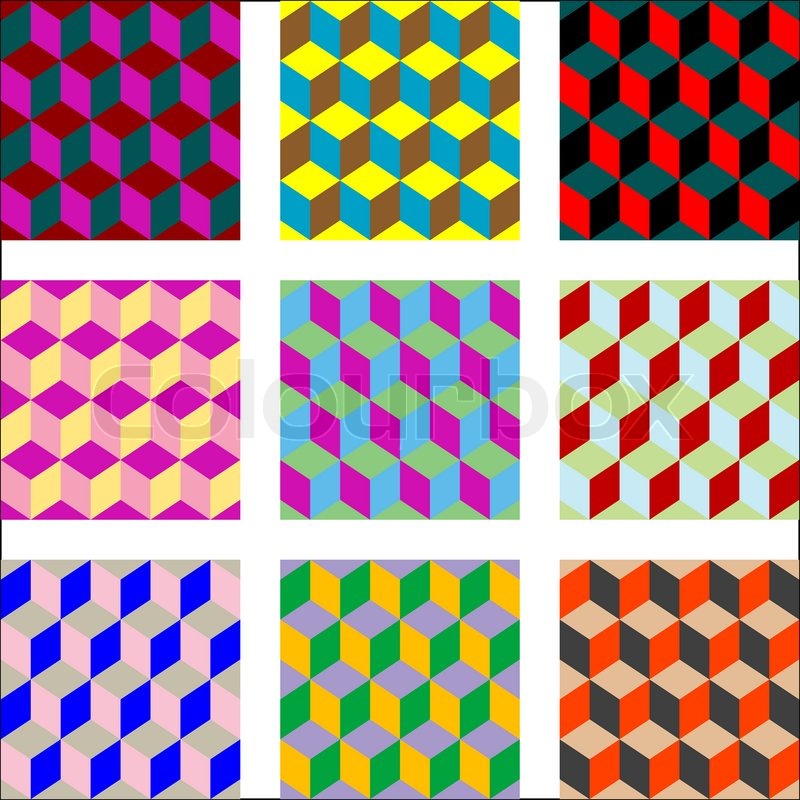 Nine Different Versions Of Psychedelic Patterns Art Illustration Adorable Pattern Art Nine Different Versions Of Psychedelic Patterns Art Illustration Adorable Pattern Art