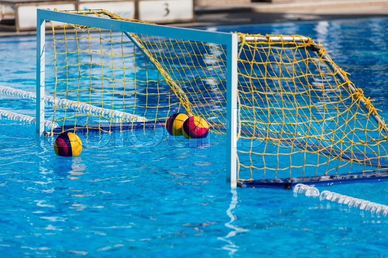 water polo goal gate in olympic swimming pool stock photo colourbox - Olympic Swimming Pool Background water polo goal gate in olympic swimming pool stock photo colourbox - Olympic Swimming Pool Background