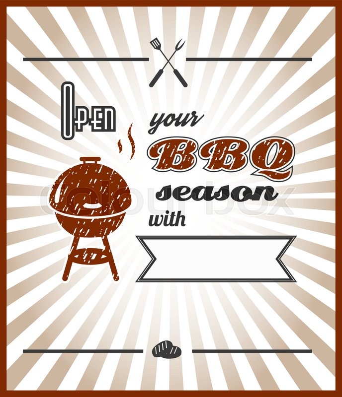 bbq poster