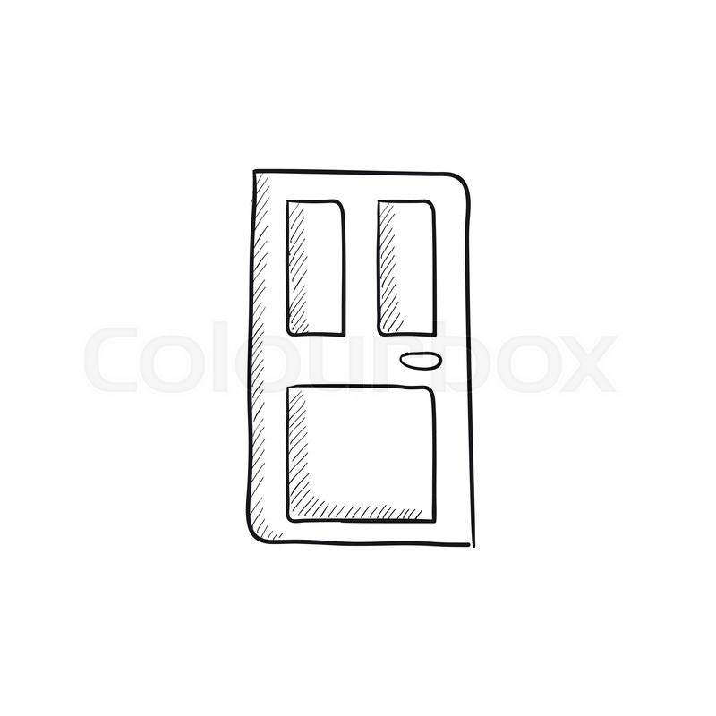 Front Door Drawing Stock Illustrations  5599 Front Door Drawing Stock  Illustrations Vectors  Clipart  Dreamstime