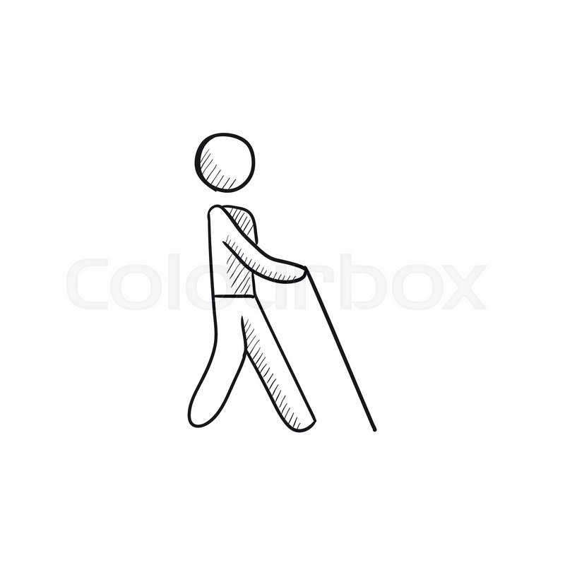 blind-man-with-stick-vector-sketch-stock-vector-colourbox