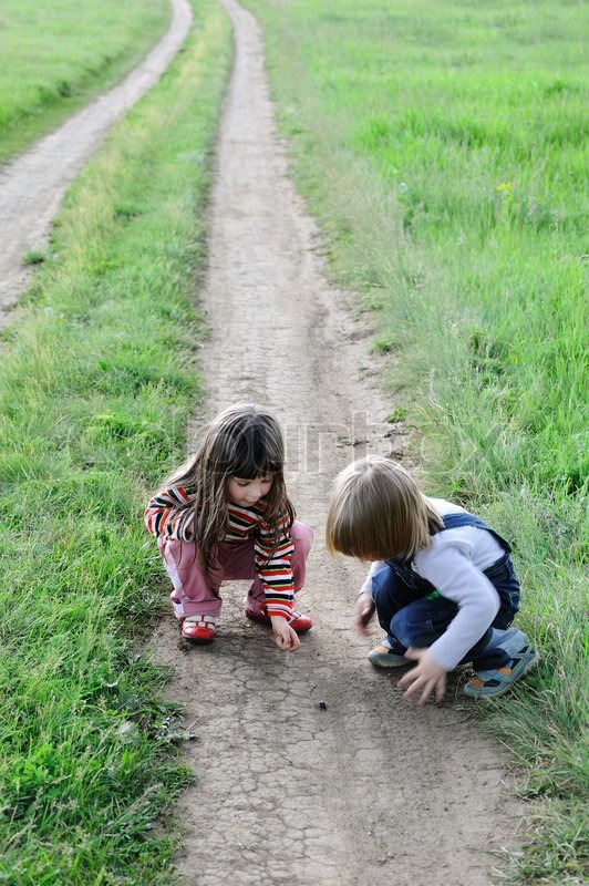 children on road two small children considering the bug stock photo colourbox - Pictures Of Small Children children on road two small children considering the bug stock photo colourbox - Pictures Of Small Children
