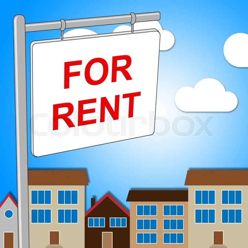 For Rent Meaning Signboard Rental And Stock Image Colourbox