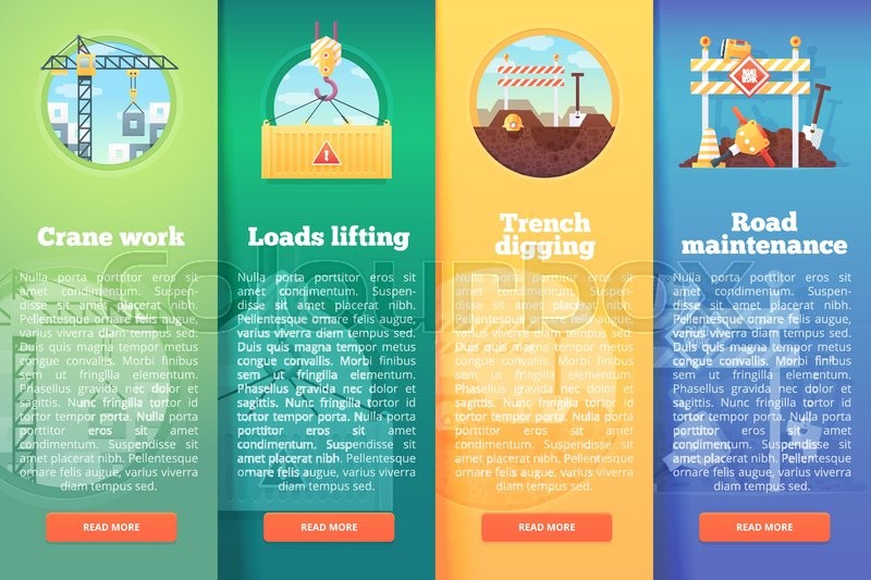 Set Of Building And Construction Stock Vector Colourbox