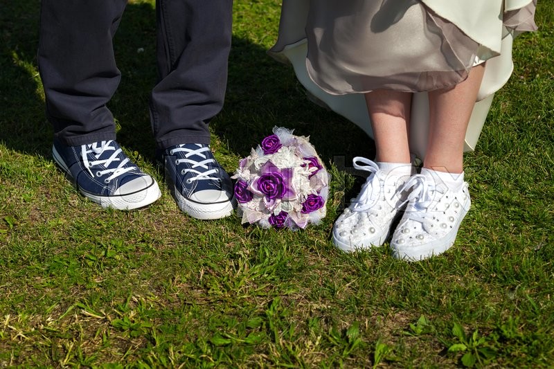 wedding gym shoes