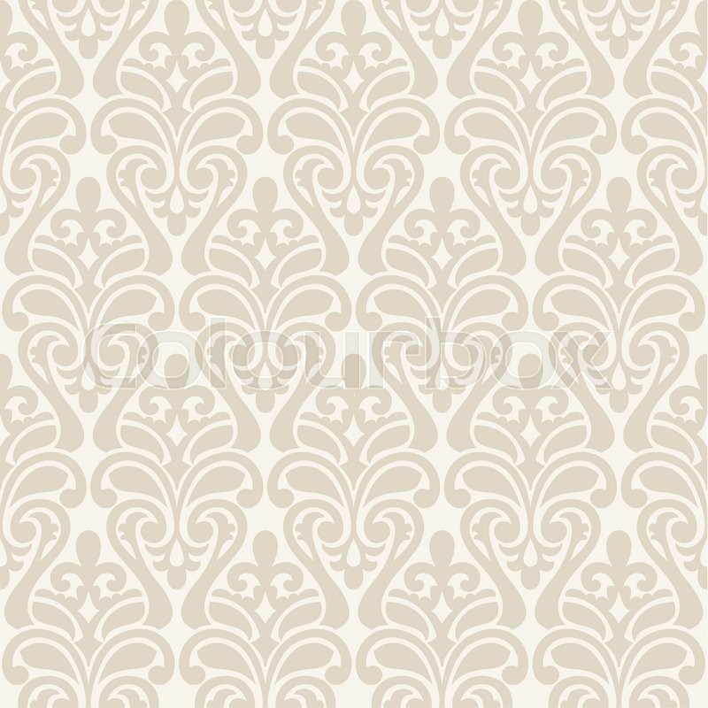 Damask Seamless Pattern Background Stock Image Colourbox