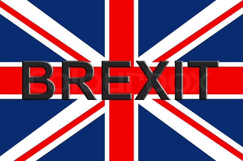 Brexit Flags Means Britain Patriotism Stock Image Colourbox