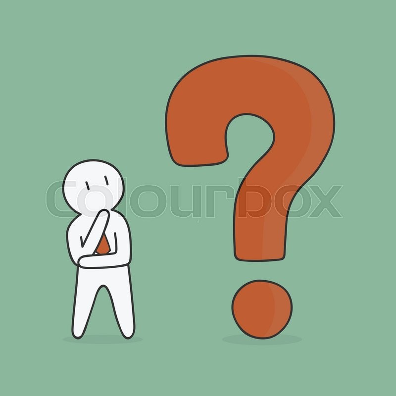 Confused. Business Concept Doodle Stock vector Colourbox