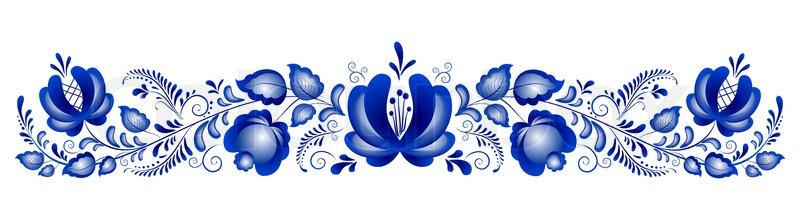 blue ornaments