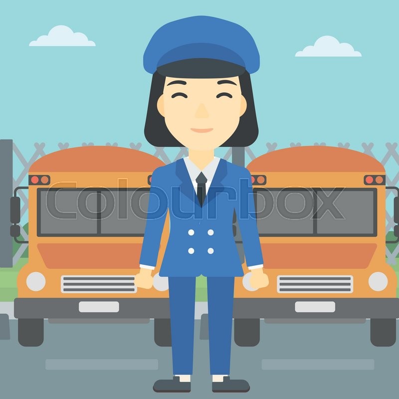 asian bus driver Asian bus driver