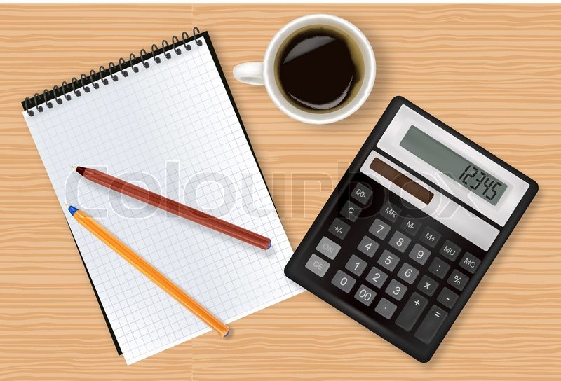 the big group of office papers stock vector colourbox office papers