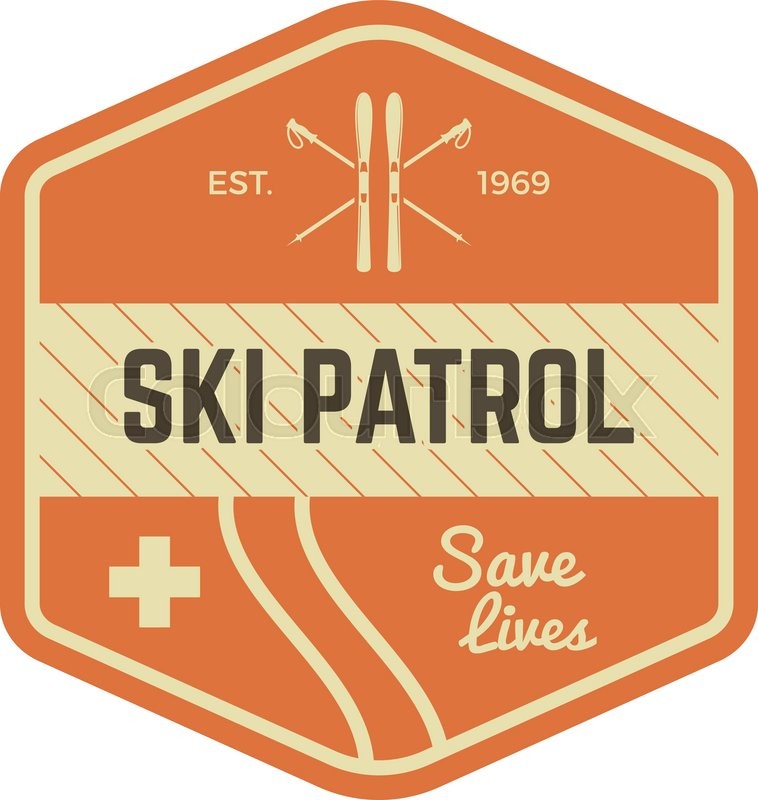 ski patrol rescue safety snow 2 Sticker (Oval