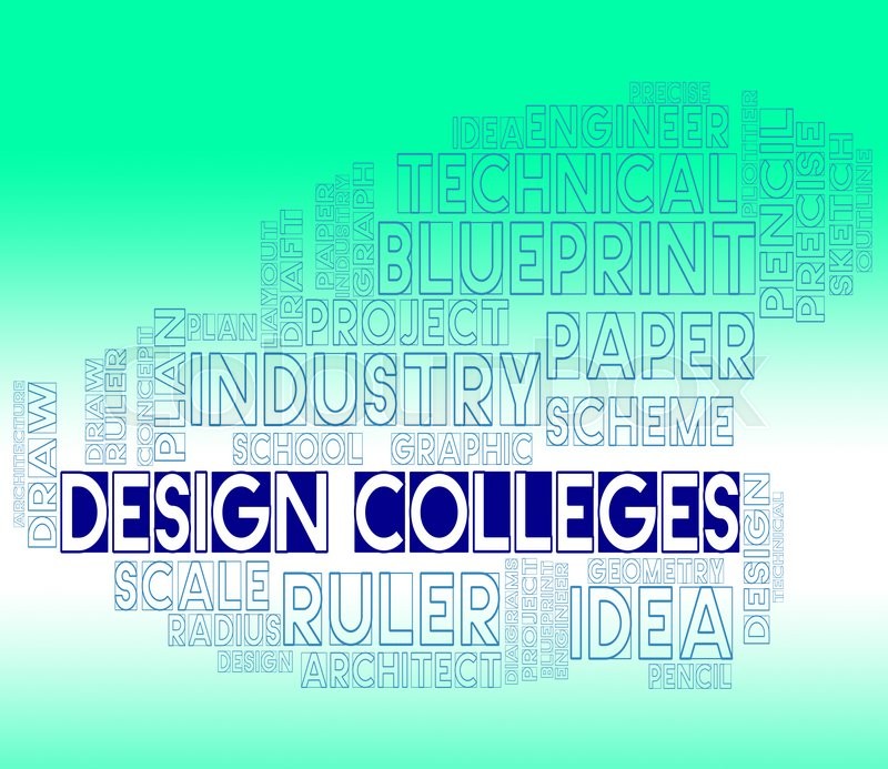 Design Colleges Representing Creative Stock image Colourbox