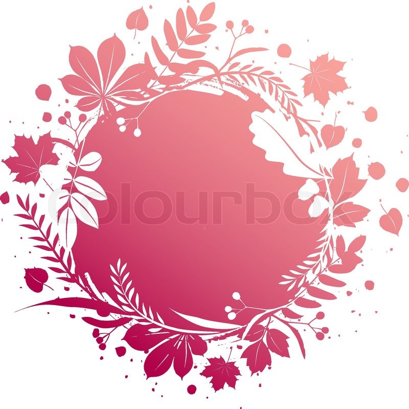 Grunge Autumn Banner Vector Background Stock Vector Colourbox