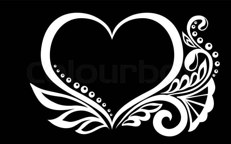 black birthday card