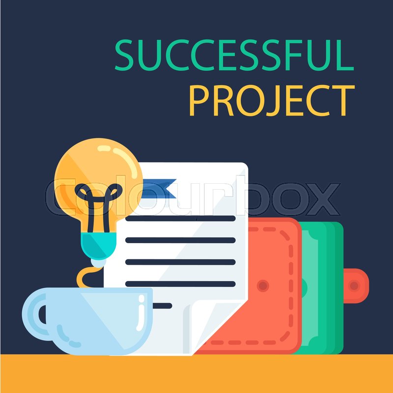 Successful Investing Concept Bank Stock Vector Colourbox