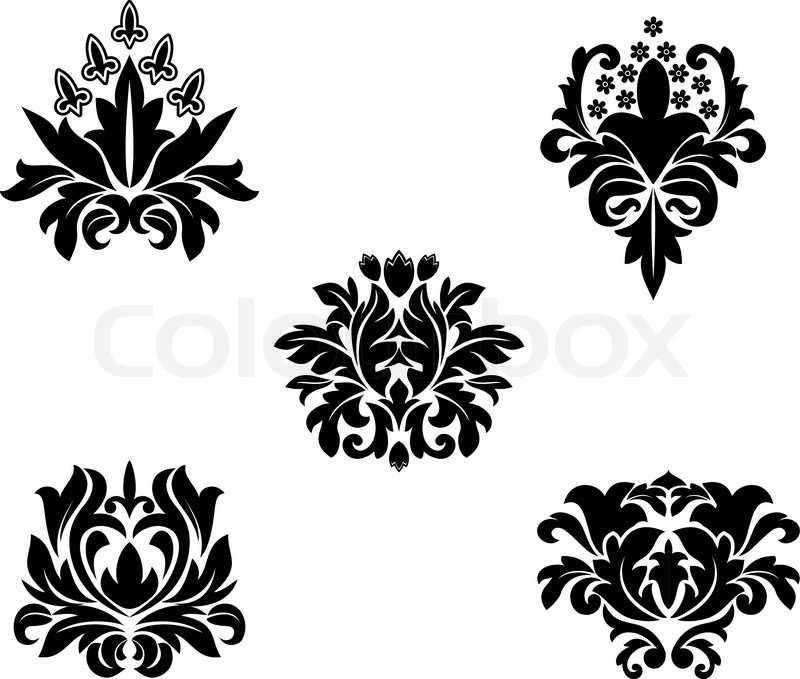 graphic design flower patterns