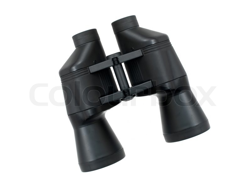Binoculars isolated against a white | Stock image | Colourbox