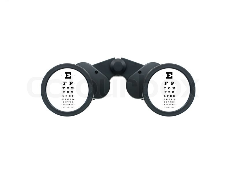 Binoculars isolated against a white | Stock image | Colourbox