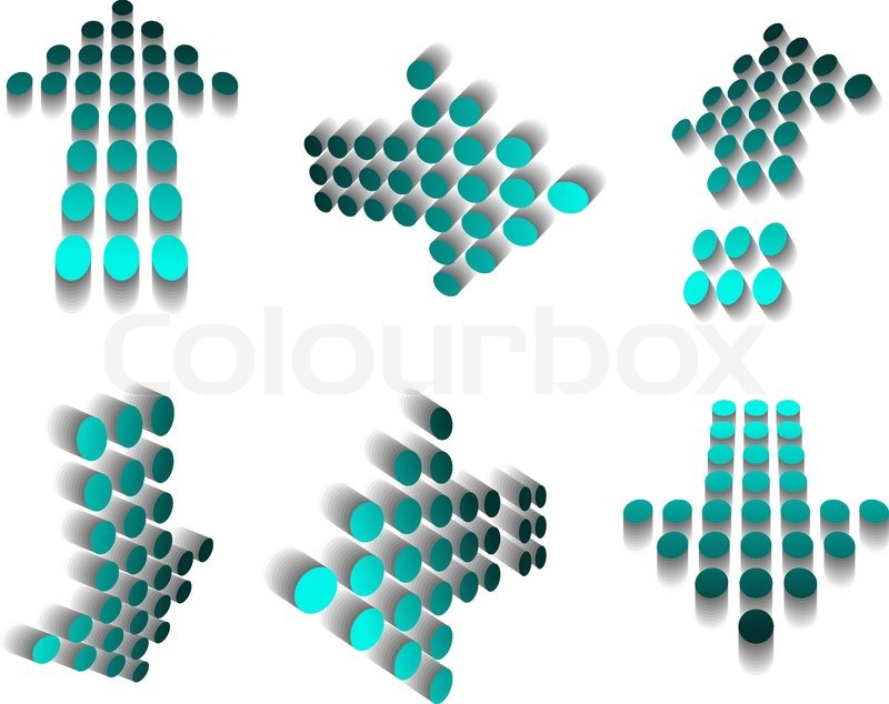 vector arrow tattoo arrows Set Vector design halftone of for Stock creative vector arrow tattoo arrows Set Vector design halftone of for Stock creative