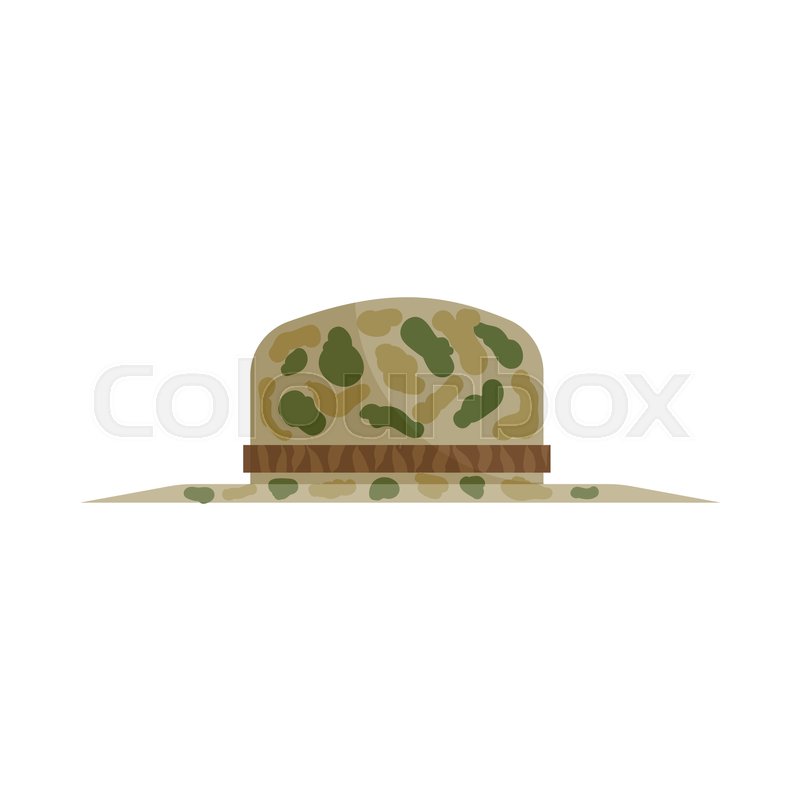 Hat of hunter icon in cartoon style Stock vector Colourbox