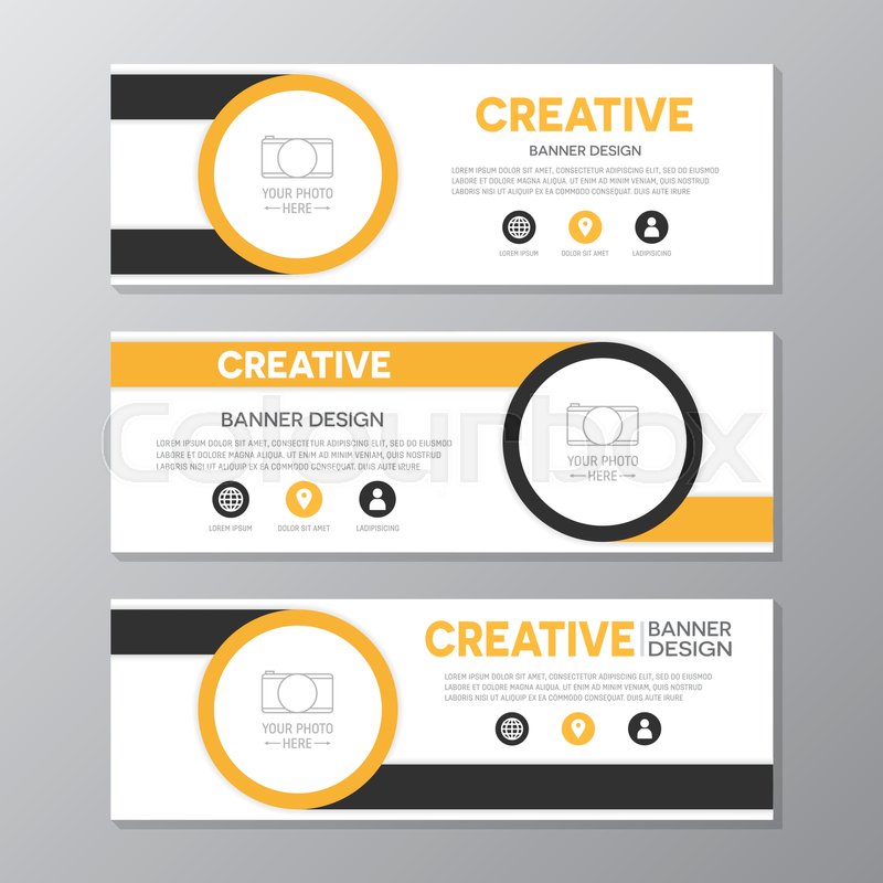 Yellow Banner Add Yellow Banner Design