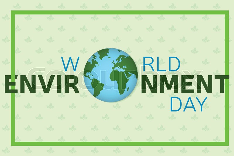 World Environment Day Background Stock Vector Colourbox