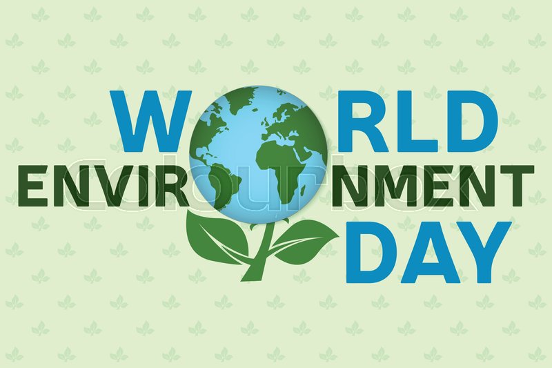 World Environment Day Background Stock Vector Colourbox