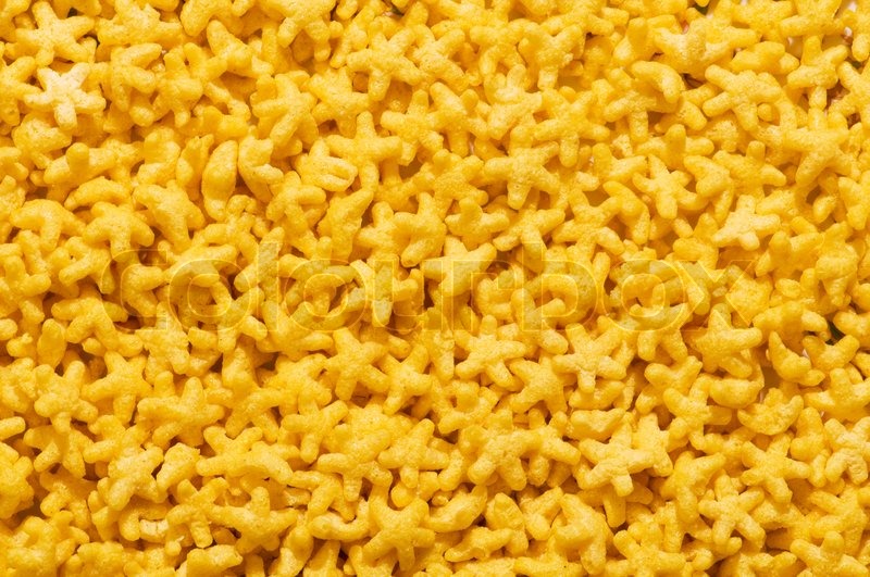 Close up of italian pasta star Stock Photo Colourbox