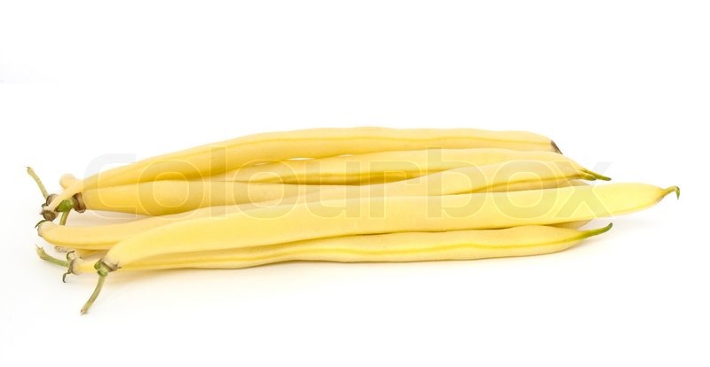 Yellow Bohnen isoliert auf weiß | Stock Bild | Colourbox