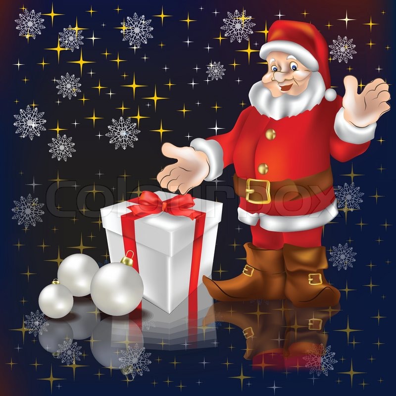 Imagenes Mamonas De Santa Claus | santa claus with gifts on a black background stock Imagenes Mamonas De Santa Claus | santa claus with gifts on a black background stock