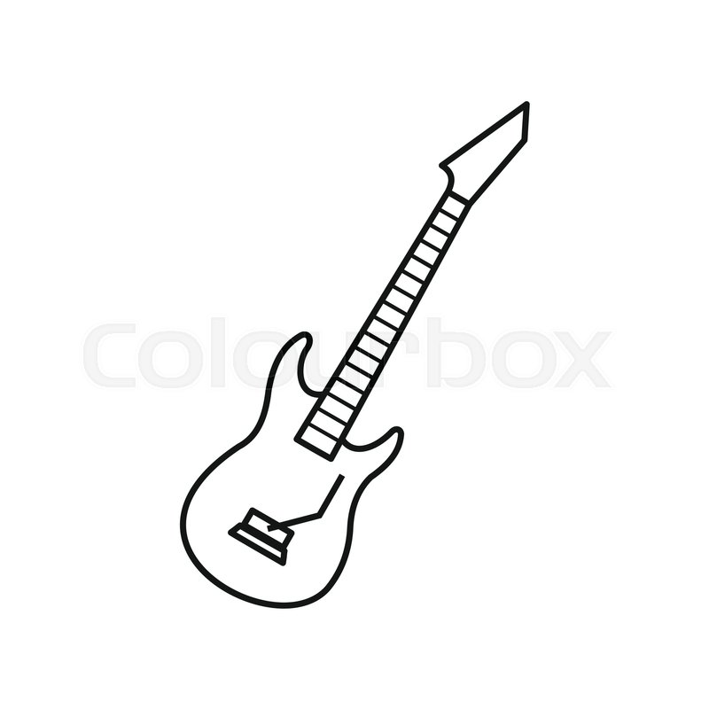 Icon in outline style on a white | Stock vector | Colourbox