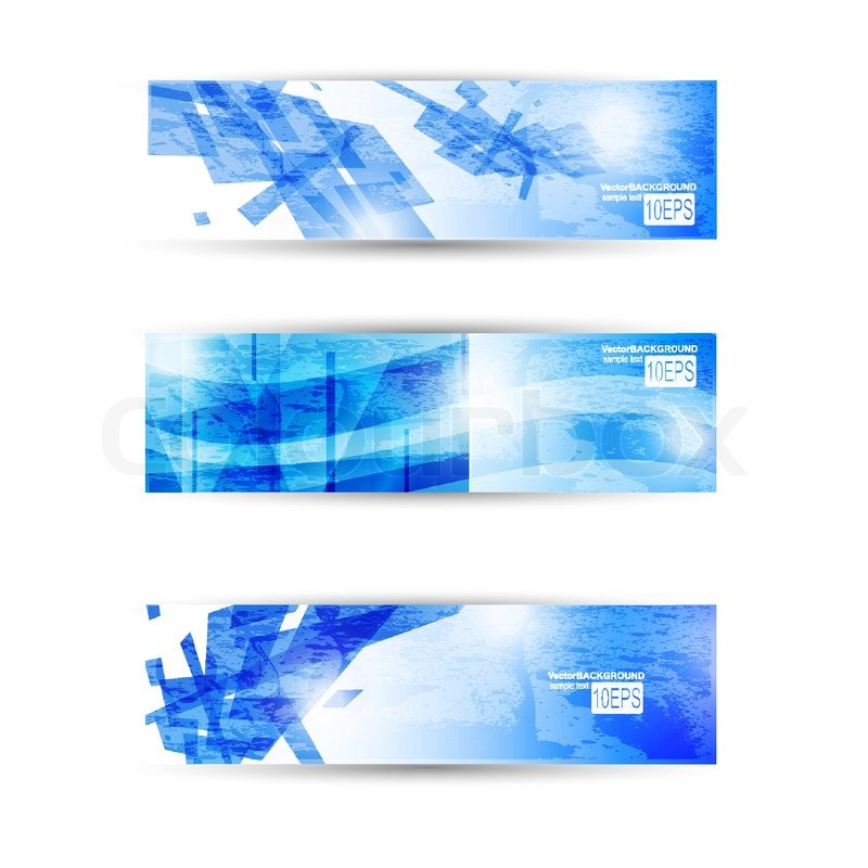set of abstract modern header banner for business flyer or website header for flyer