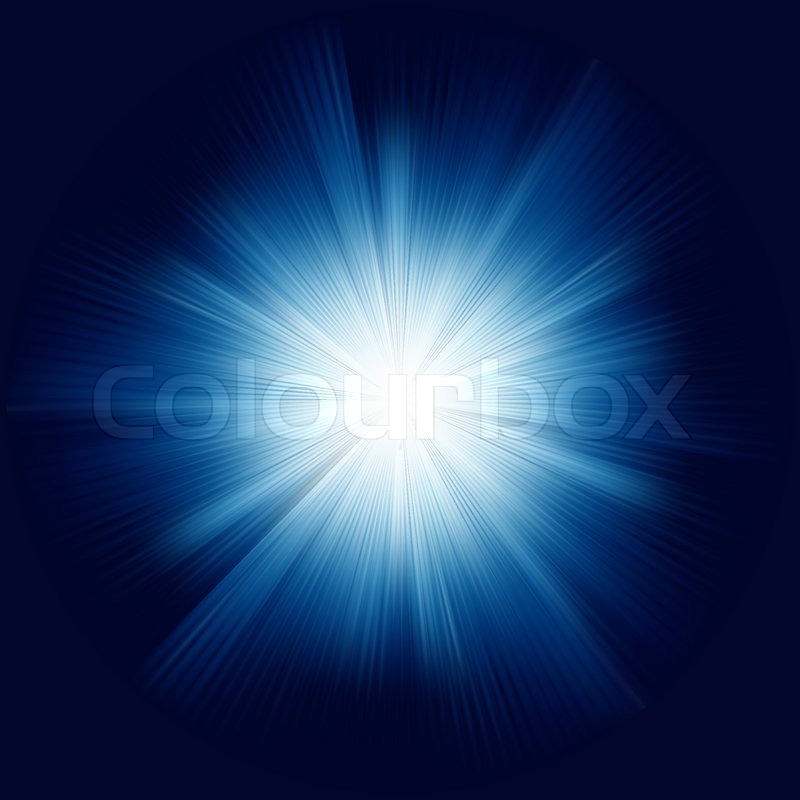 Eine blaue Farbe Design mit einem | Stock-Vektor | Colourbox