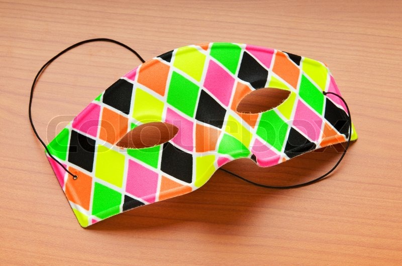 Colourful carnival mask as the ... | Stock image | Colourbox