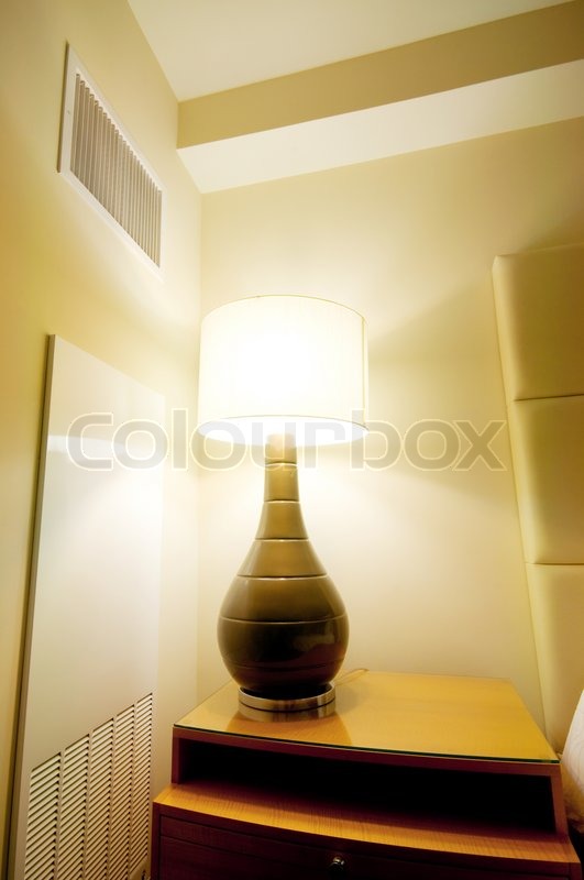 Room interior Light stand on the Stock image Colourbox