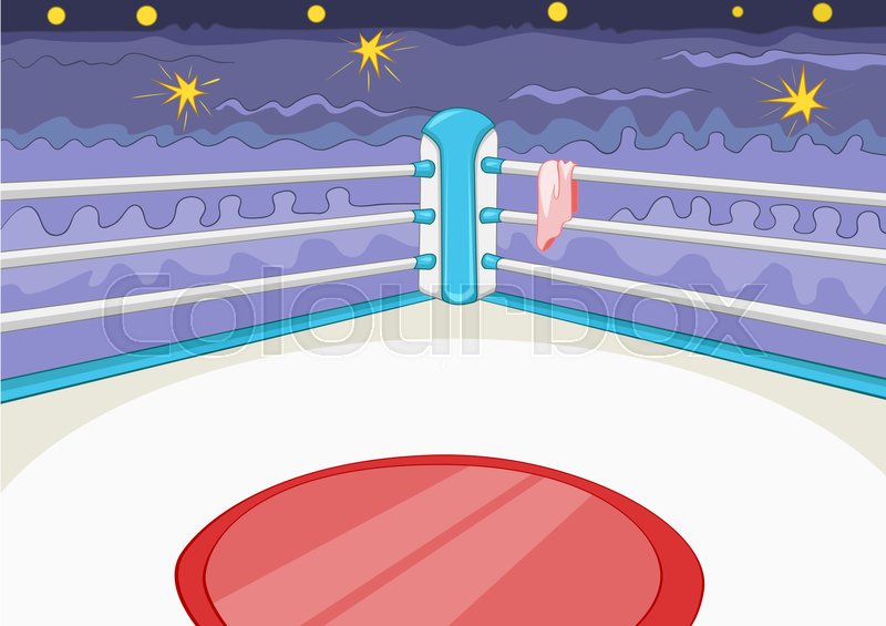 Hand drawn cartoon of sport stadium. ... | Stock image | Colourbox