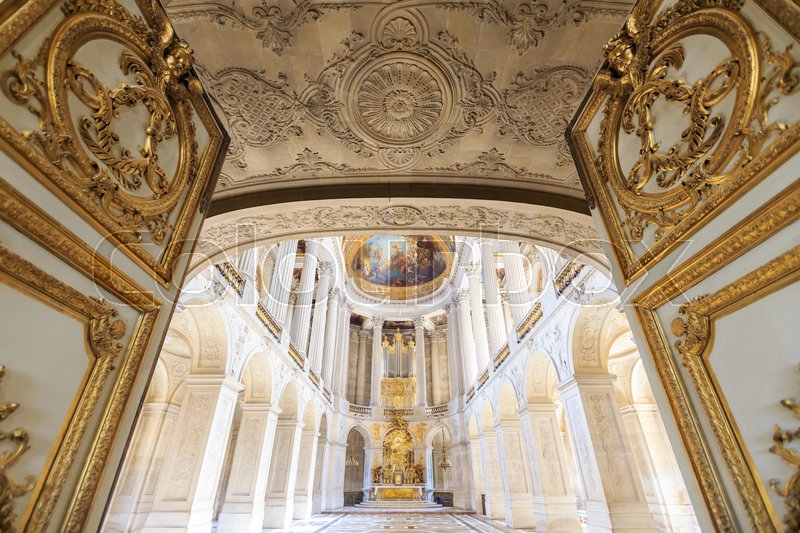VERSAILLES FRANCE - JUNE 20 Interior Chateau of Versailles ... VERSAILLES FRANCE - JUNE 20 Interior Chateau of Versailles ...