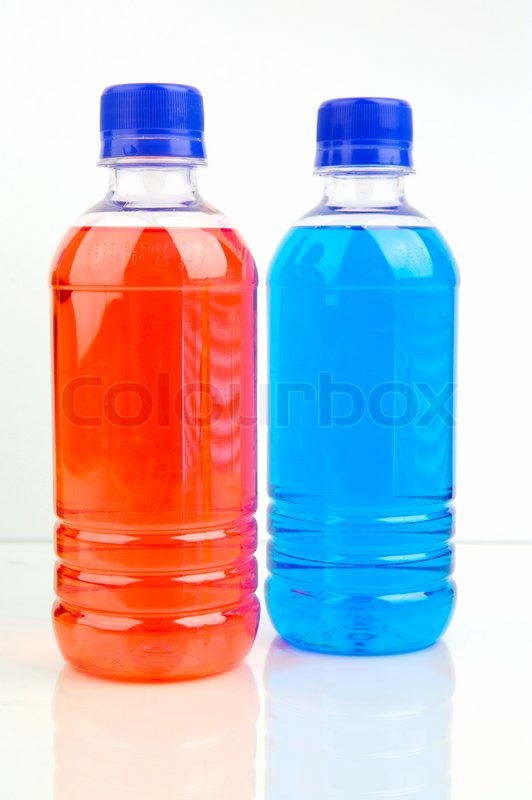 Sports energy drinks isolated against a ... | Stock image | Colourbox