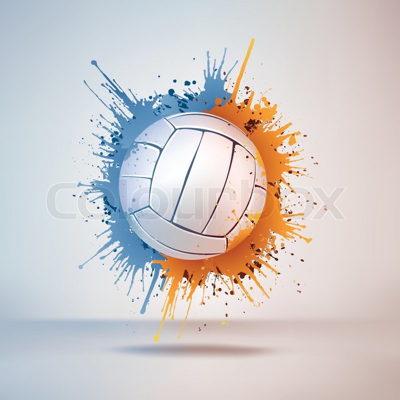 colorful volleyball ball backgrounds