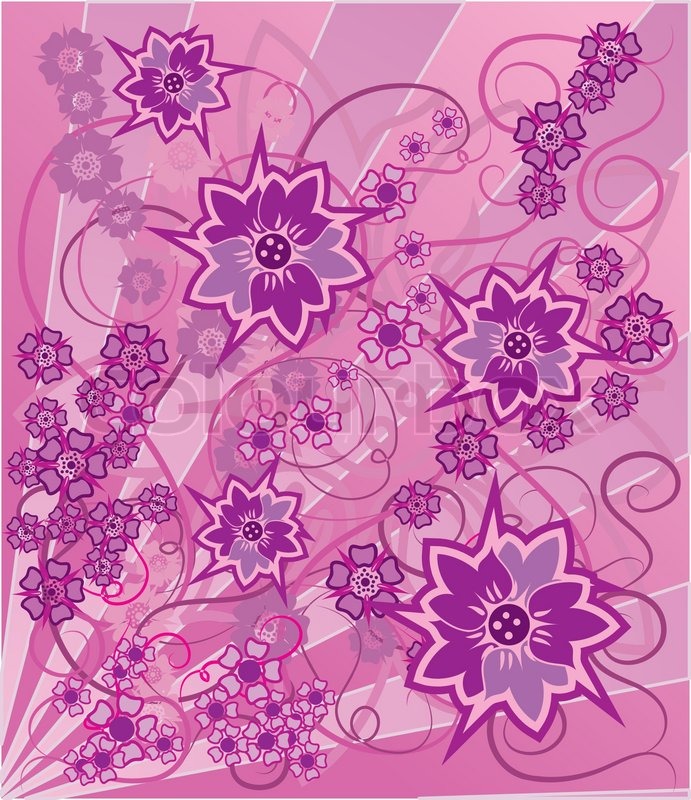 Background flower, elements for Stock vector Colourbox