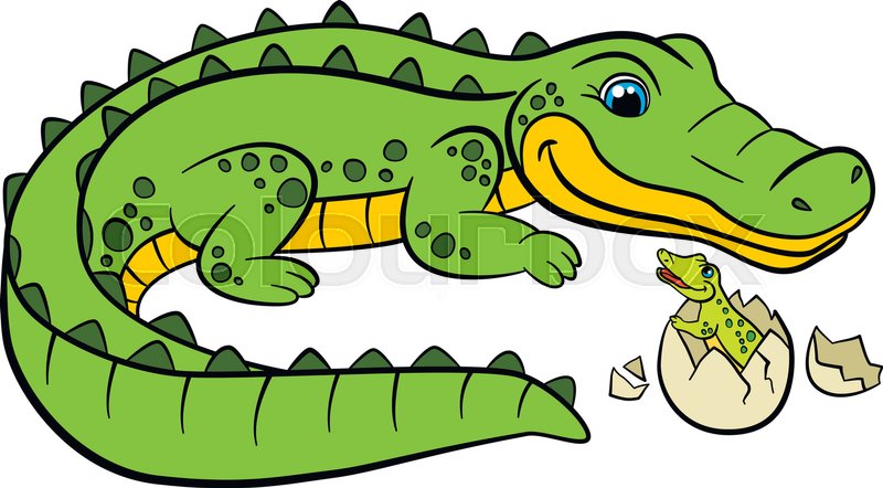 cartoon animals for kids mother alligator looks at her little cute baby alligator in the egg stock vector colourbox - Kids Cartoon Animals cartoon animals for kids mother alligator looks at her little cute baby alligator in the egg stock vector colourbox - Kids Cartoon Animals