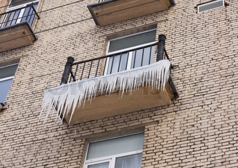 Hanging balcony - decoration house.