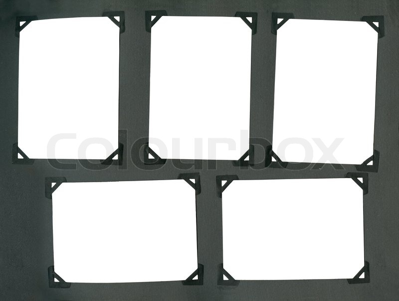 blank photo album