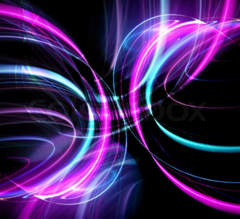 Glowing Disco Lights Stock Bild Colourbox