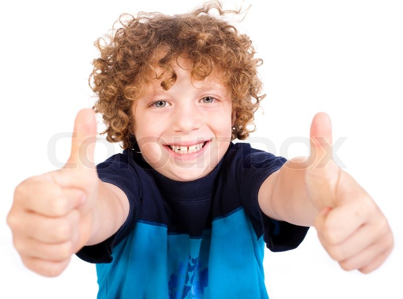 Smilling Boy Gesturing Thumbs Up Sign Agaist smilling boy gesturing thumbs up sign agaist